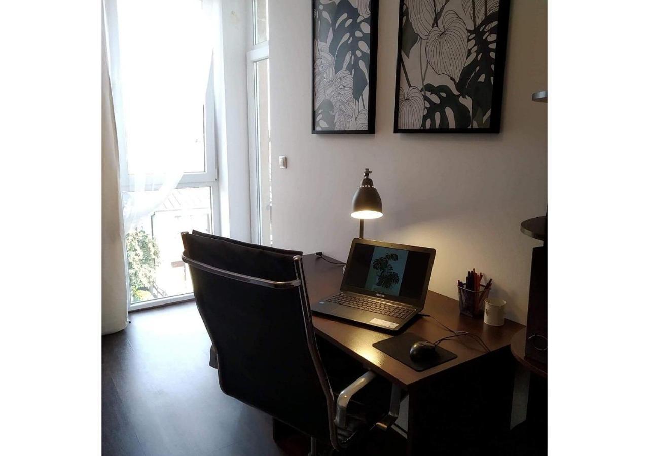 Sunny Penthouse With Roof Gardens Overlooking The Warsaw Palace Of Culture 普鲁什库夫 外观 照片