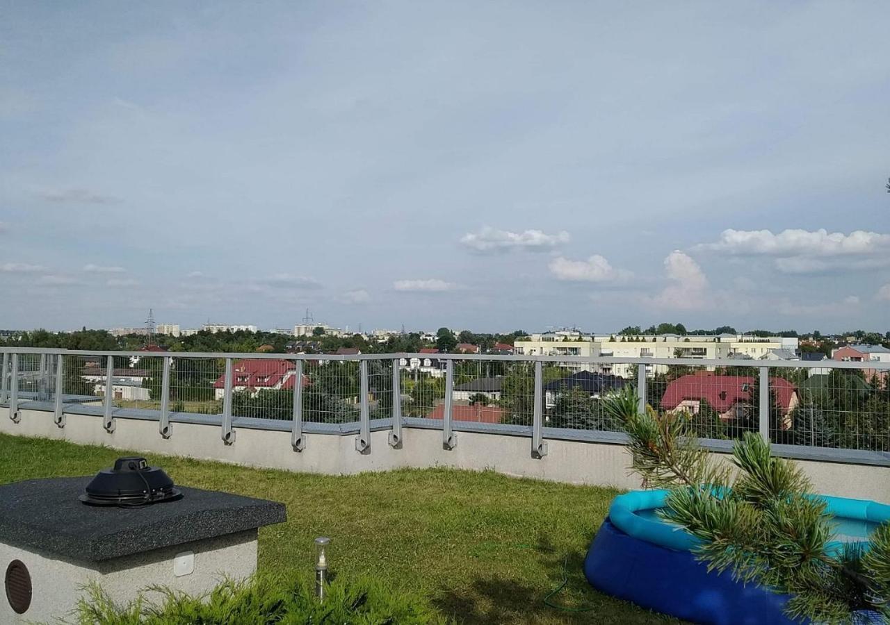 Sunny Penthouse With Roof Gardens Overlooking The Warsaw Palace Of Culture 普鲁什库夫 外观 照片